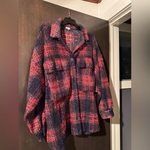 Plaid Wool-Blend Shirt
